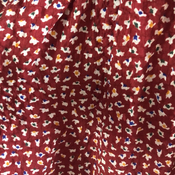 EUC Madewell Textured Micro Floral Printed Lined Sleeves Size 2 Mini Dress - Picture 10 of 16